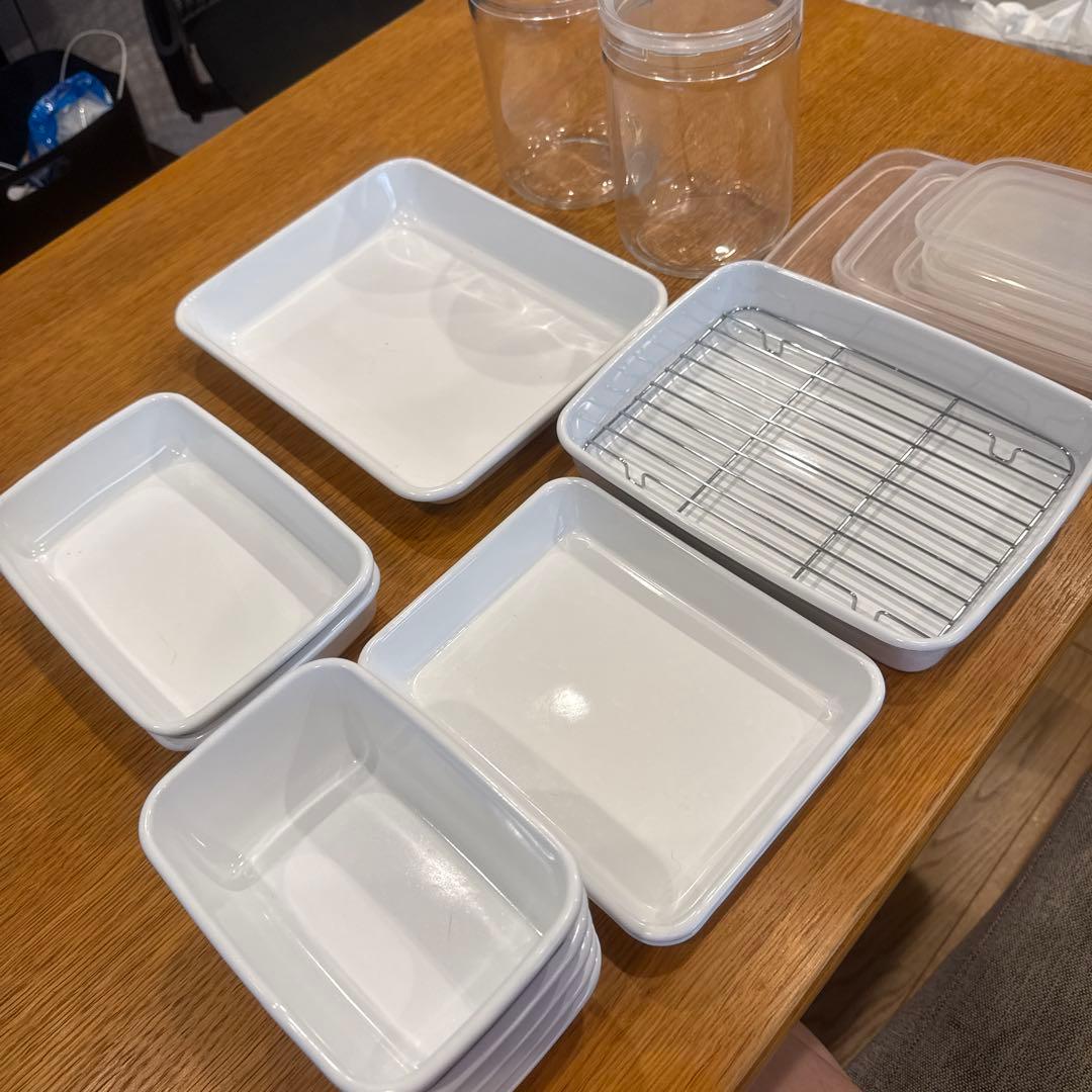 野田琺瑯とチャーミークリア13点まとめ売り