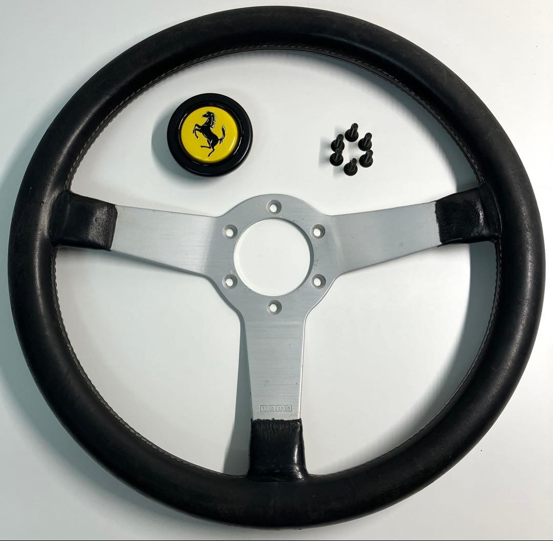 フェラーリ MOMO モモ ステアリング 365BB/ホーンボタン/NARDI