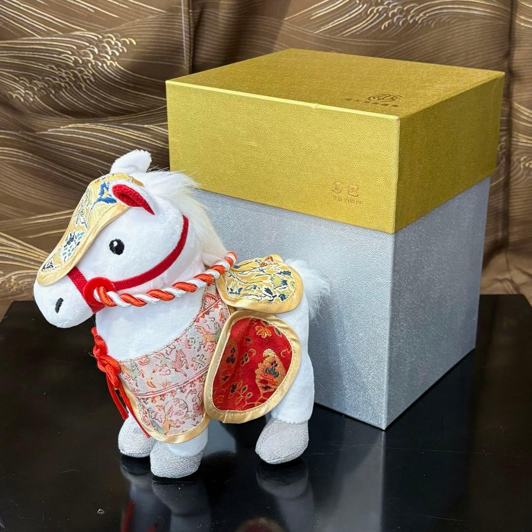 龍村美術織物　干支2026年　令和8年　マスコット人形「午」箱入