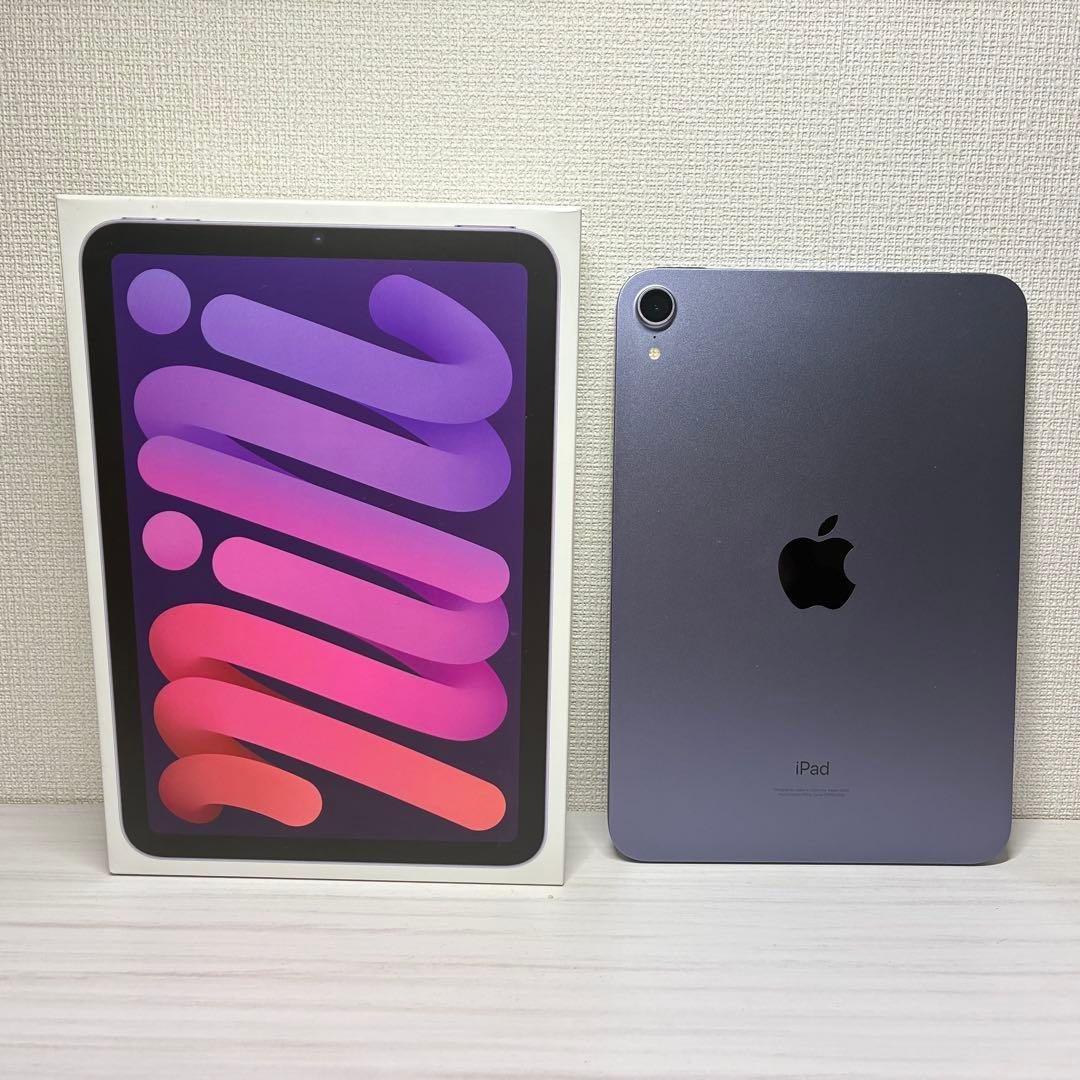 【美品】ipad mini 第6世代 64GB Wi-Fi パープル 92%