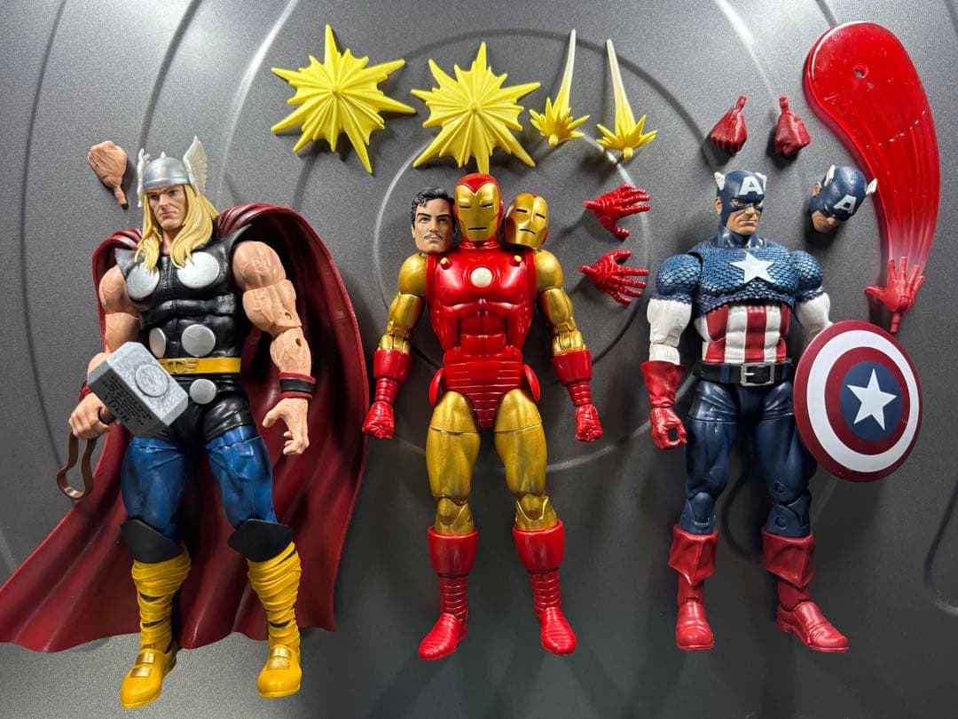 ピ*キ様 マーベルレジェンド　80周年　BIG3　アイアンマン　ソー　キャプテン