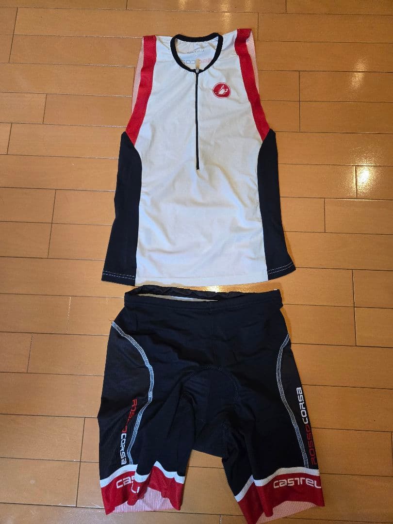 Castelli Rosso Corsa トライアスロンウェア　上下