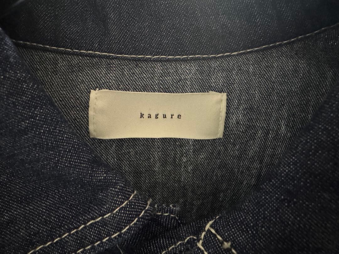 【かぐれ】デニムプルオーバーシャツ INDIGO ※最終値下げ※