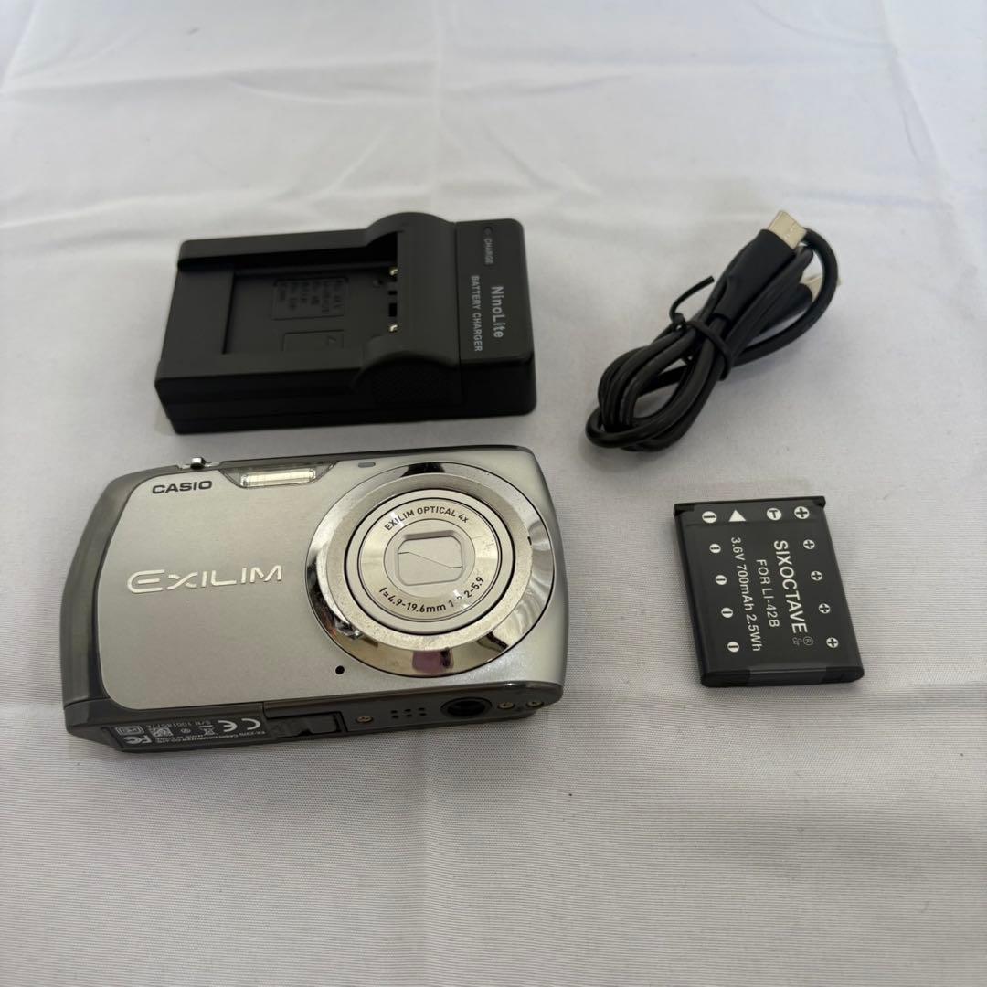 CASIO EXILIM EX-Z370 デジタルカメラ シルバー