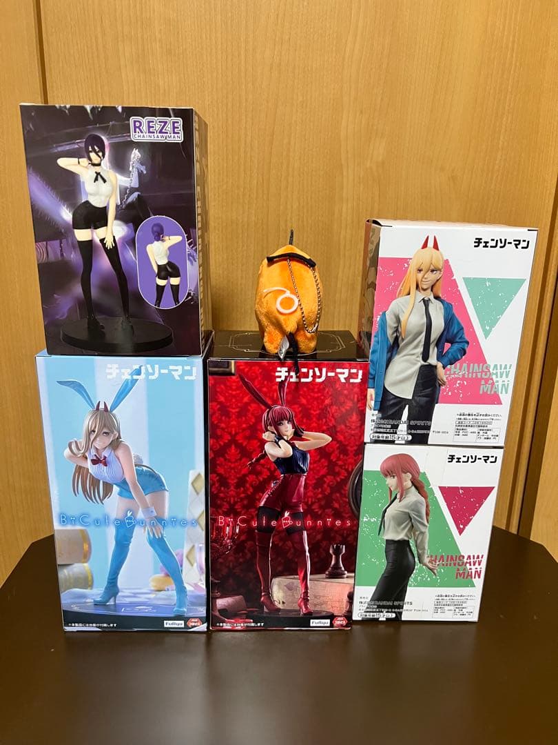 チェンソーマン フィギュアセット　ポチタぬいぐるみ　レゼ　マキマ　パワー