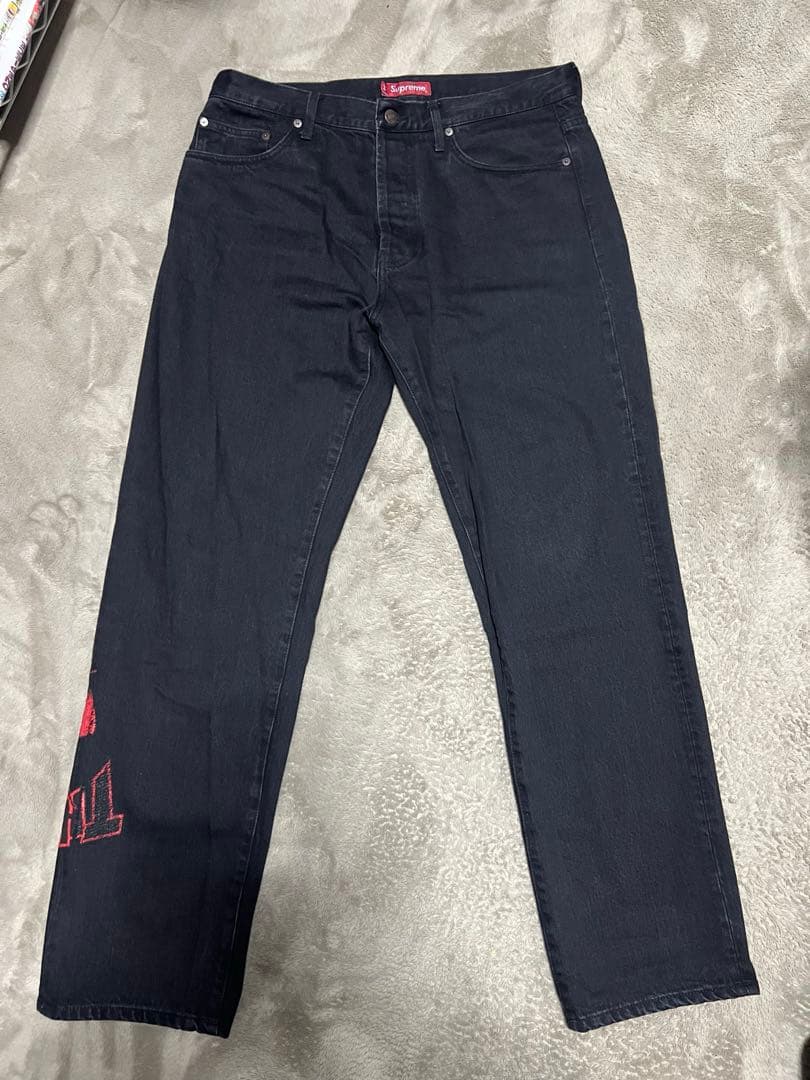 パンツ SUPREME THRASHER Regular Jean 21AW 34