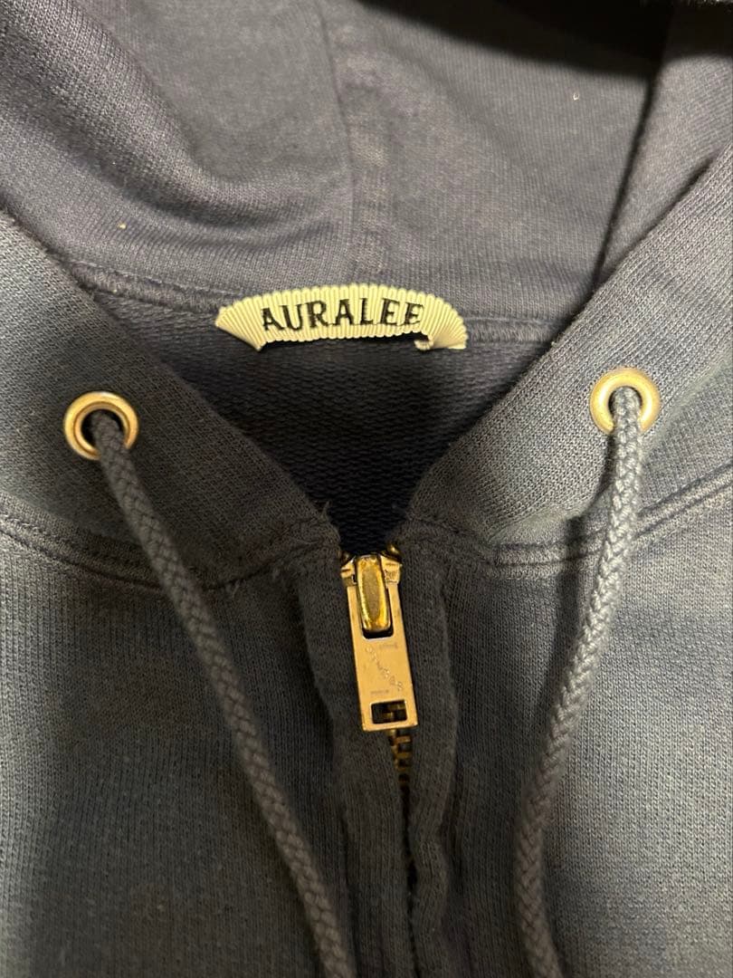 トップス AURALEE PRODUCT DYED SWEAT ZIP PARKA 1