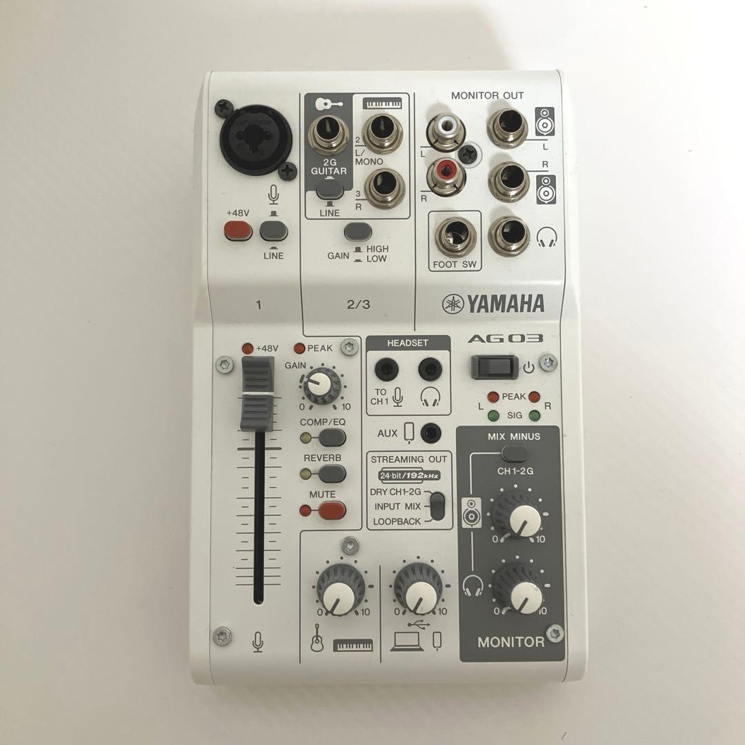 DTM・DAW YAMAHA AG03 MK2