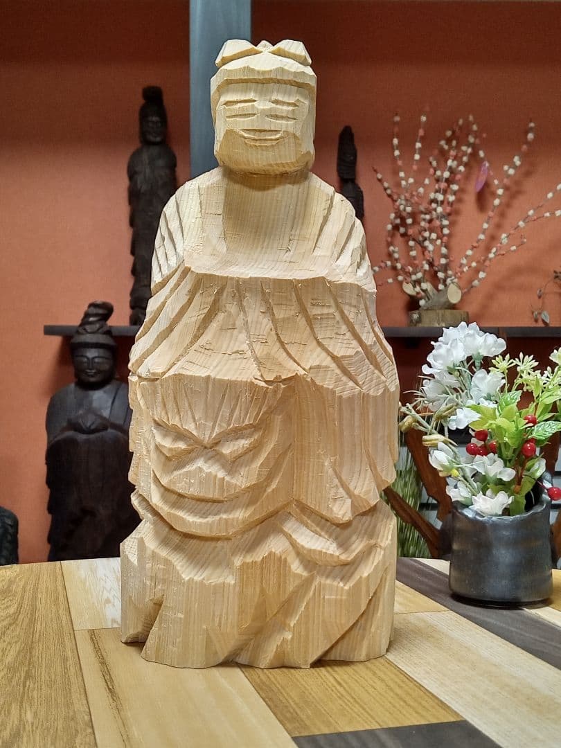 しんちゃん、注文の文殊菩薩、円空仏模刻