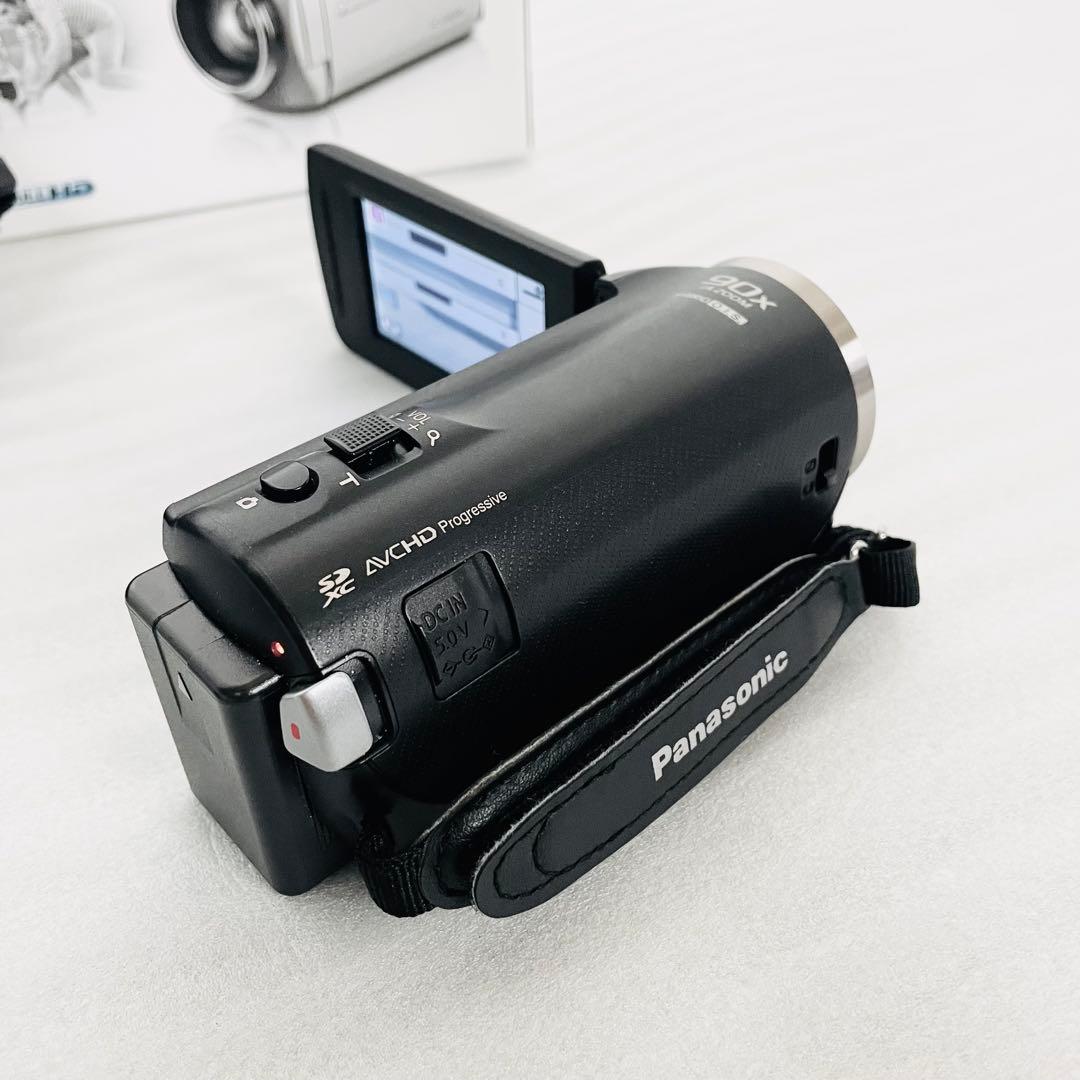 【美品】Panasonic HC-V480MS フルHDビデオカメラ ブラック
