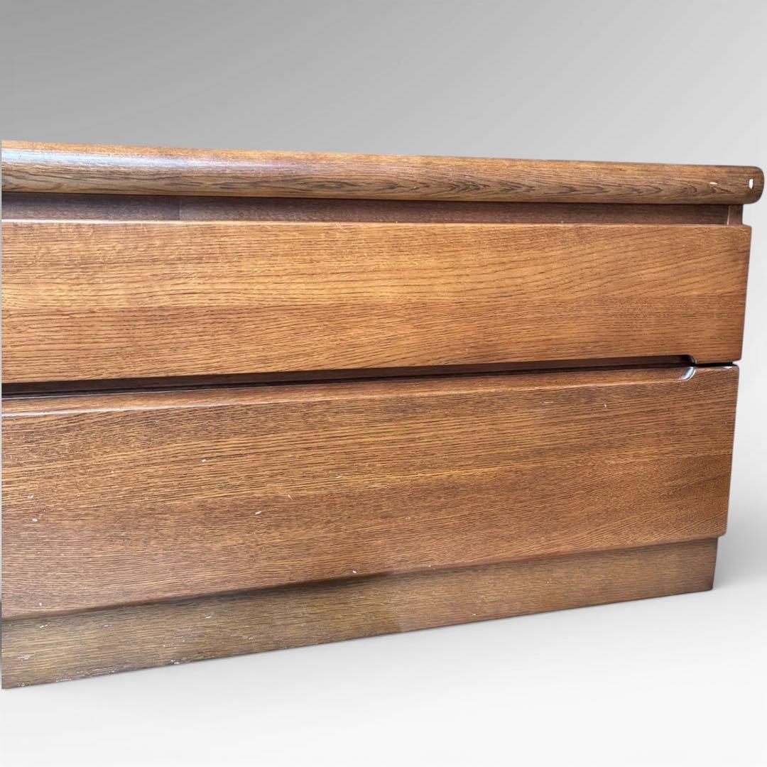 【訳アリ】　カリモク チェスト 2段4杯　木製 タンス テレビボード 国産家具