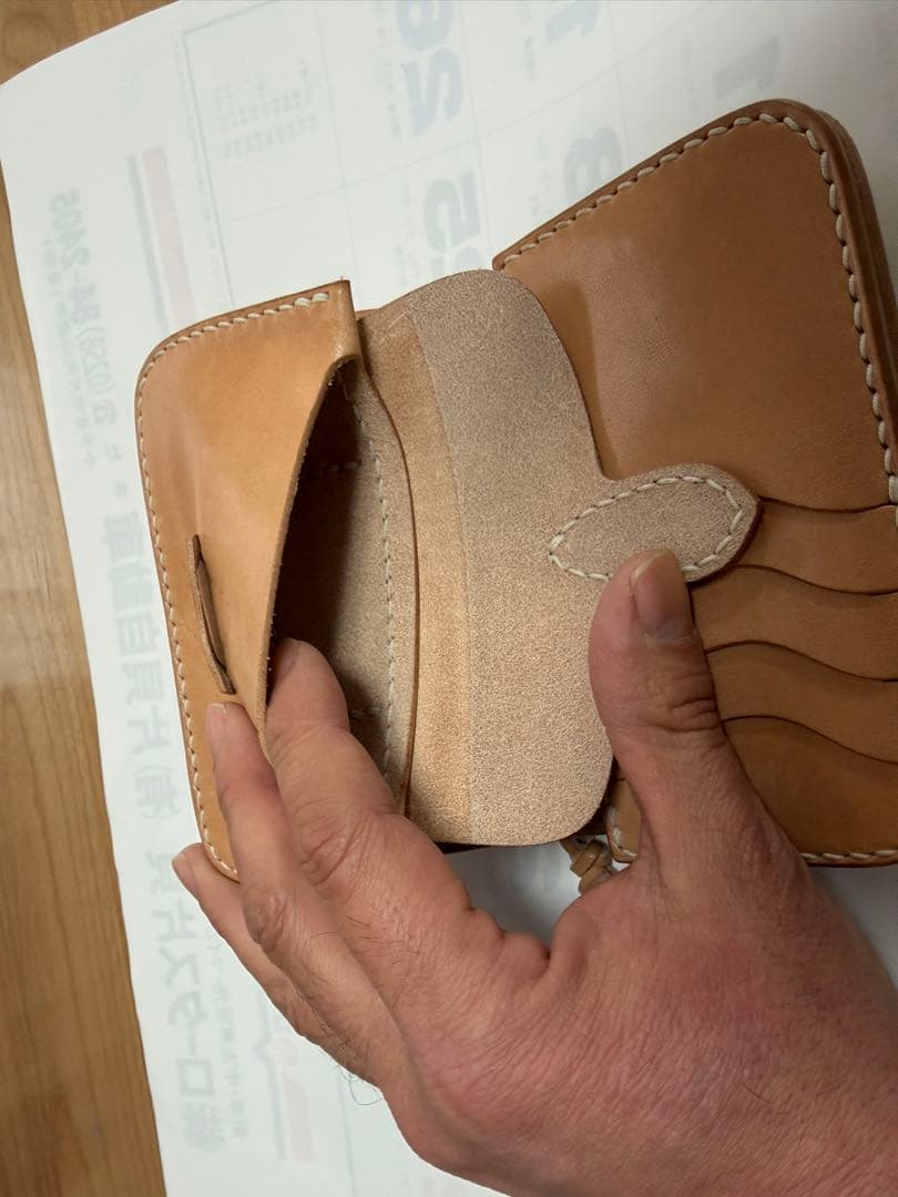 r*m様 大輔レザー　ミドルウォレット