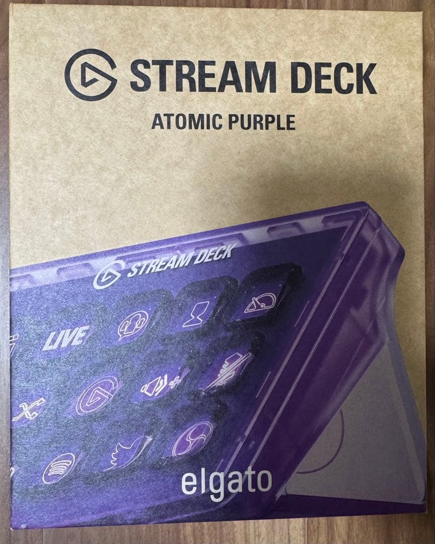 PC用ゲームコントローラー・コンバーター STREAM DECK ATOMIC PURPLE