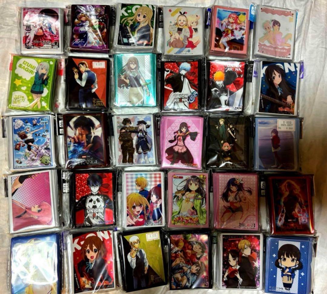 【大量】キャラクタースリーブ まとめ売り166個セット