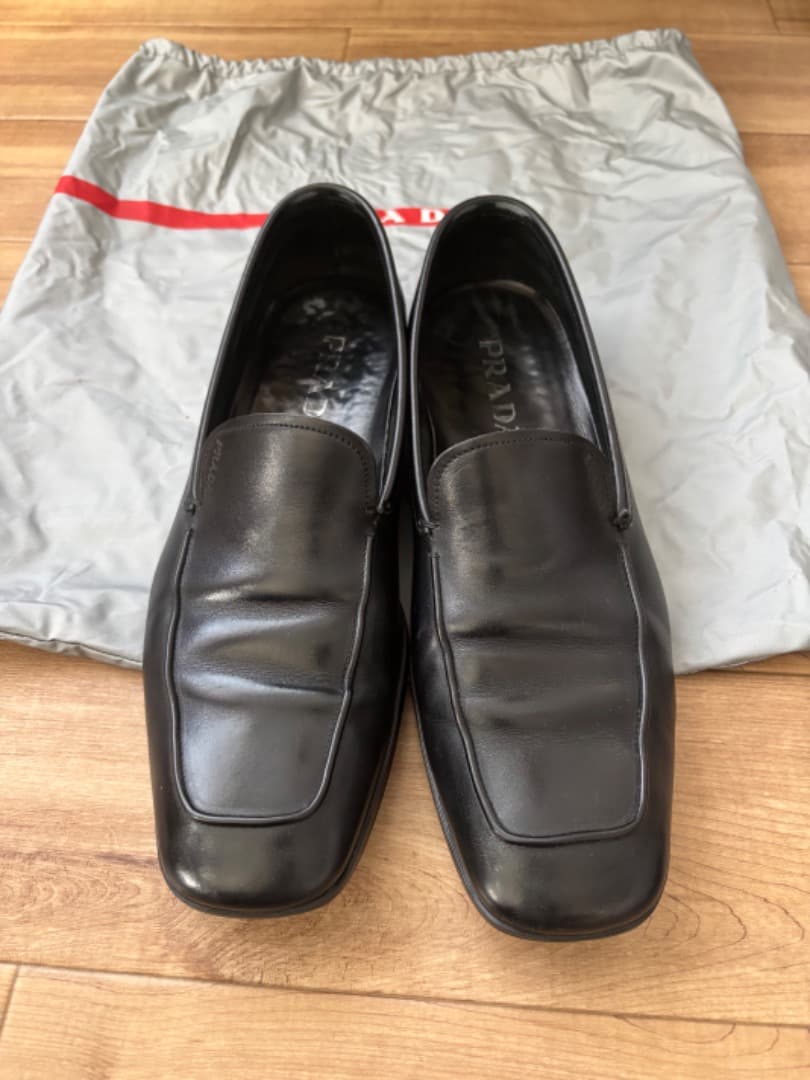 Prada ブラック ローファー 保存袋付き