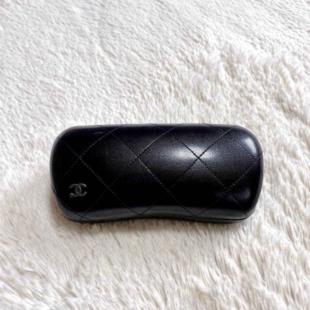 極美品 CHANEL シャネル ブラックフレーム 黒 サングラス ココマーク