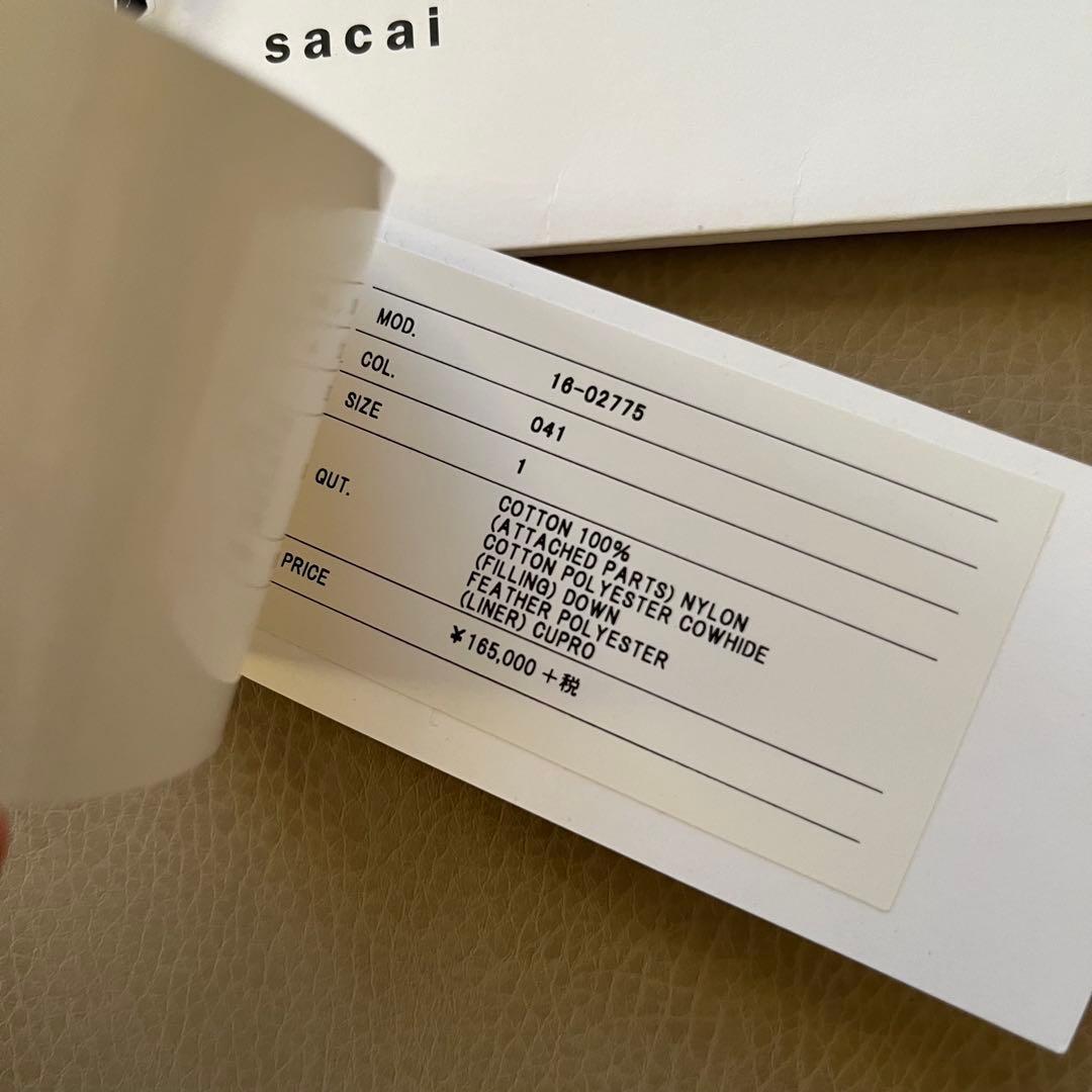 ひ*た様 希少 sacai ma-1 モッズコート ドッキングコート size1