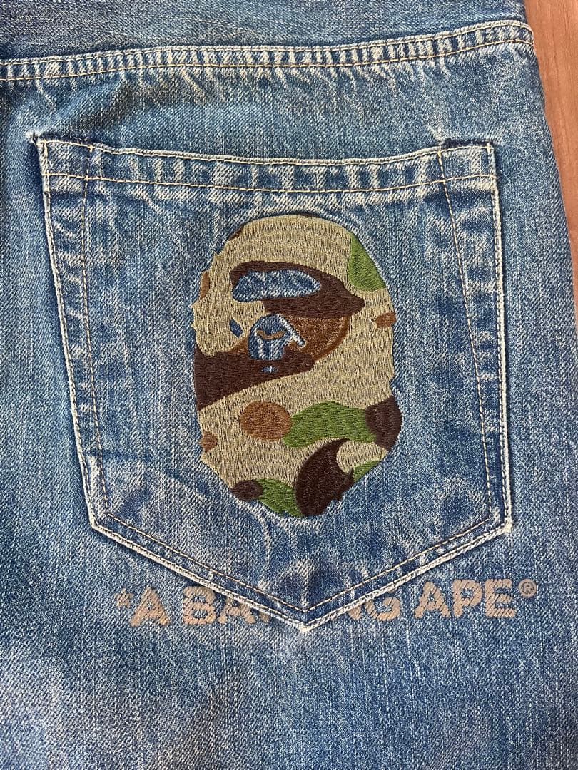 A BATHING APE カモフラージュデニム