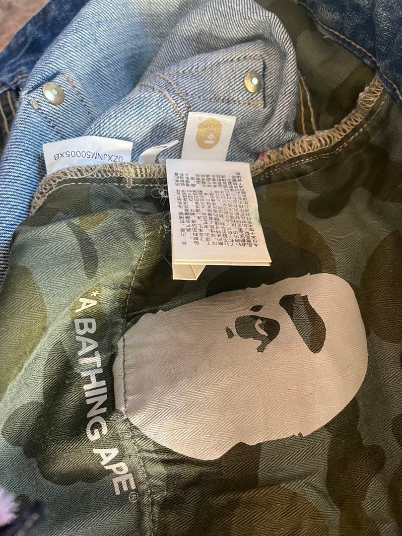 A BATHING APE カモフラージュデニム