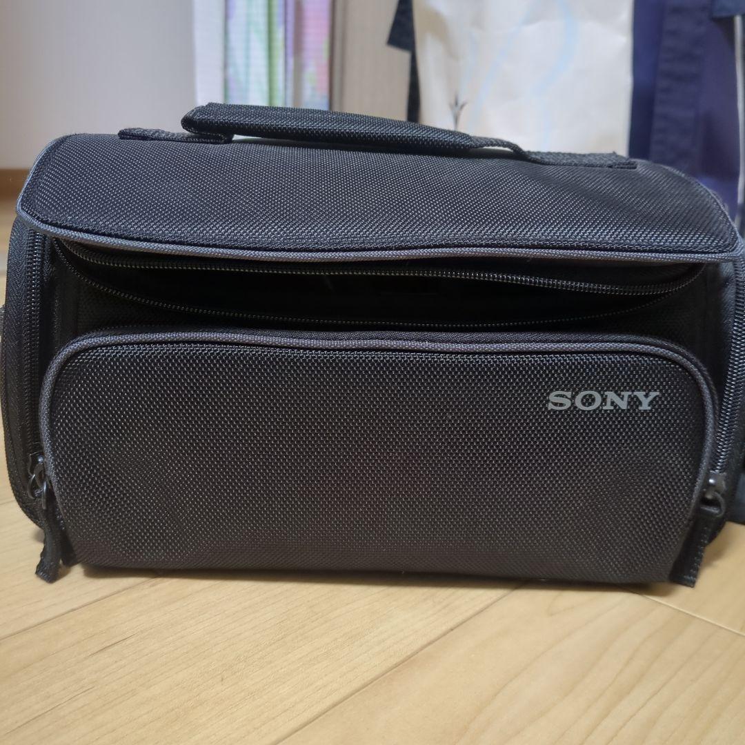 SONY HDビデオカメラ レッド 本体と充電器付き