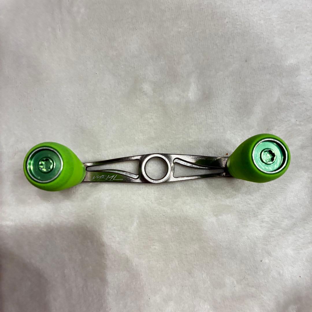 DRT バリアル シルバー 95mm グリーン ホイールキャップ シマノ 左