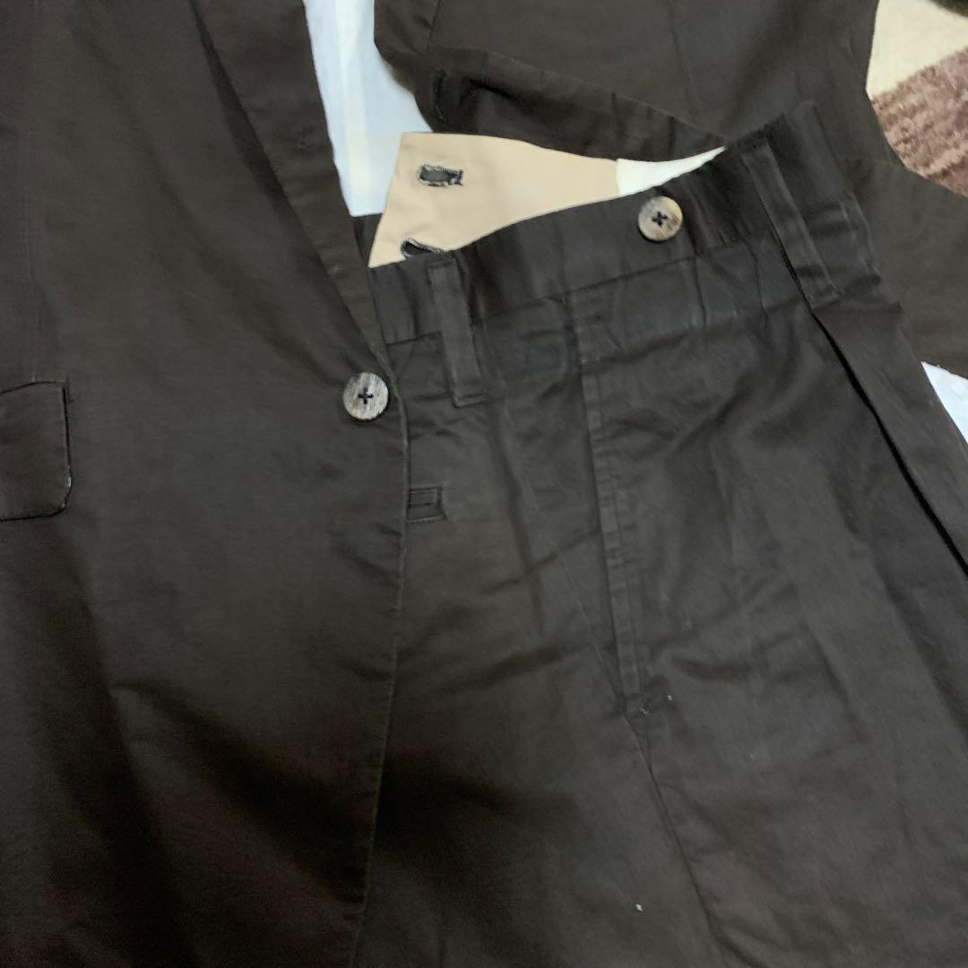 ANSNAM ブラウン スーツ スラックス