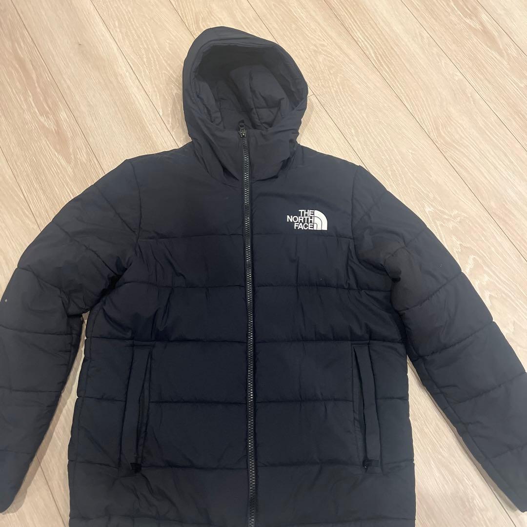THE NORTH FACE フード付きダウンジャケット Lサイズ 黒