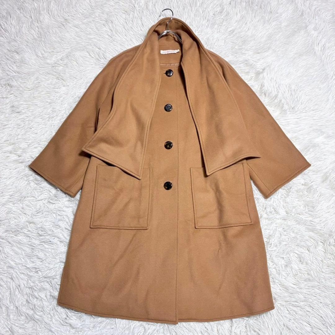 ちょいみー Tory Burch ウールコート キャメル ポルトガル製