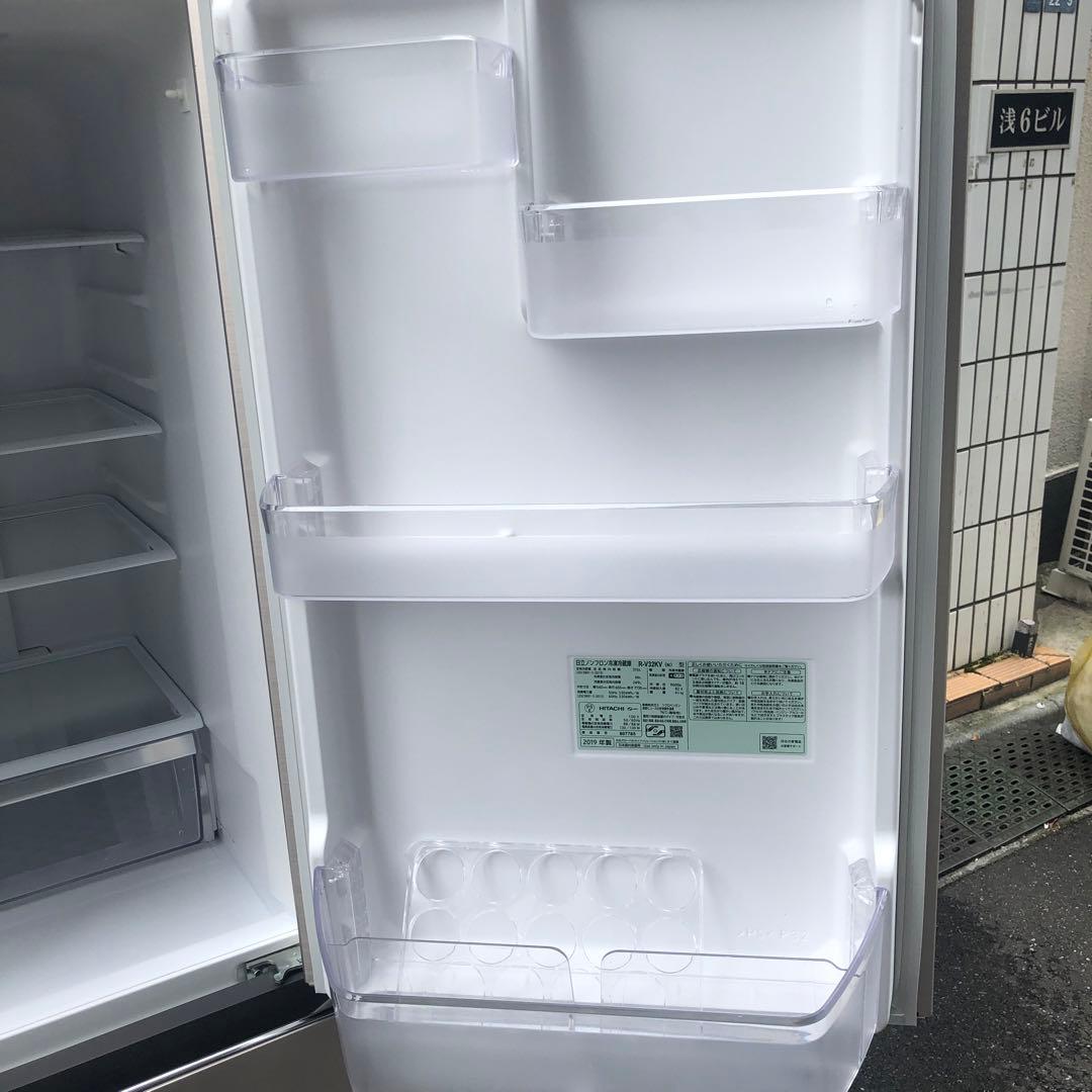 HITACHI R-V32KV 2019年製 315L 3ドア