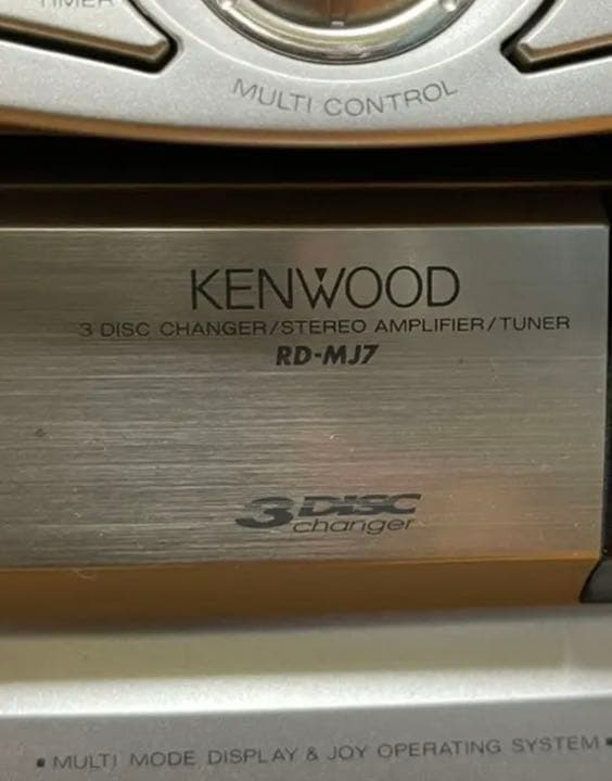 懐かしい レトロ 昭和 KENWOODステレオ MD ラジオ 古い