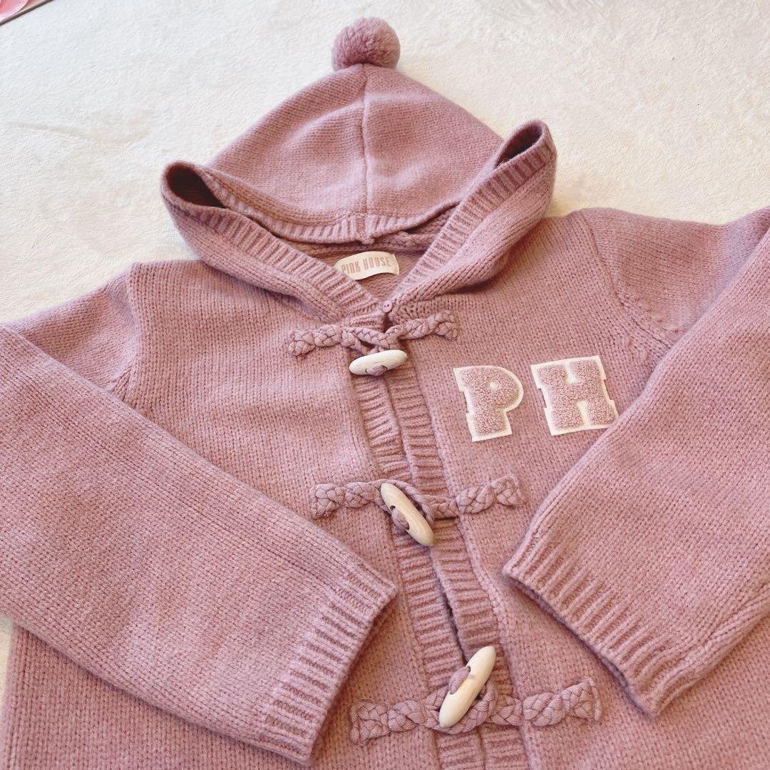 ピンクハウス　フード付き　PHロゴニットパーカー　2025年