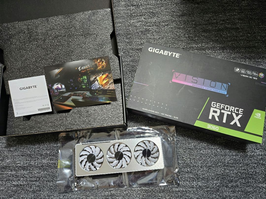 【Sai】GIGABYTE RTX3060 VISION OC 12GB