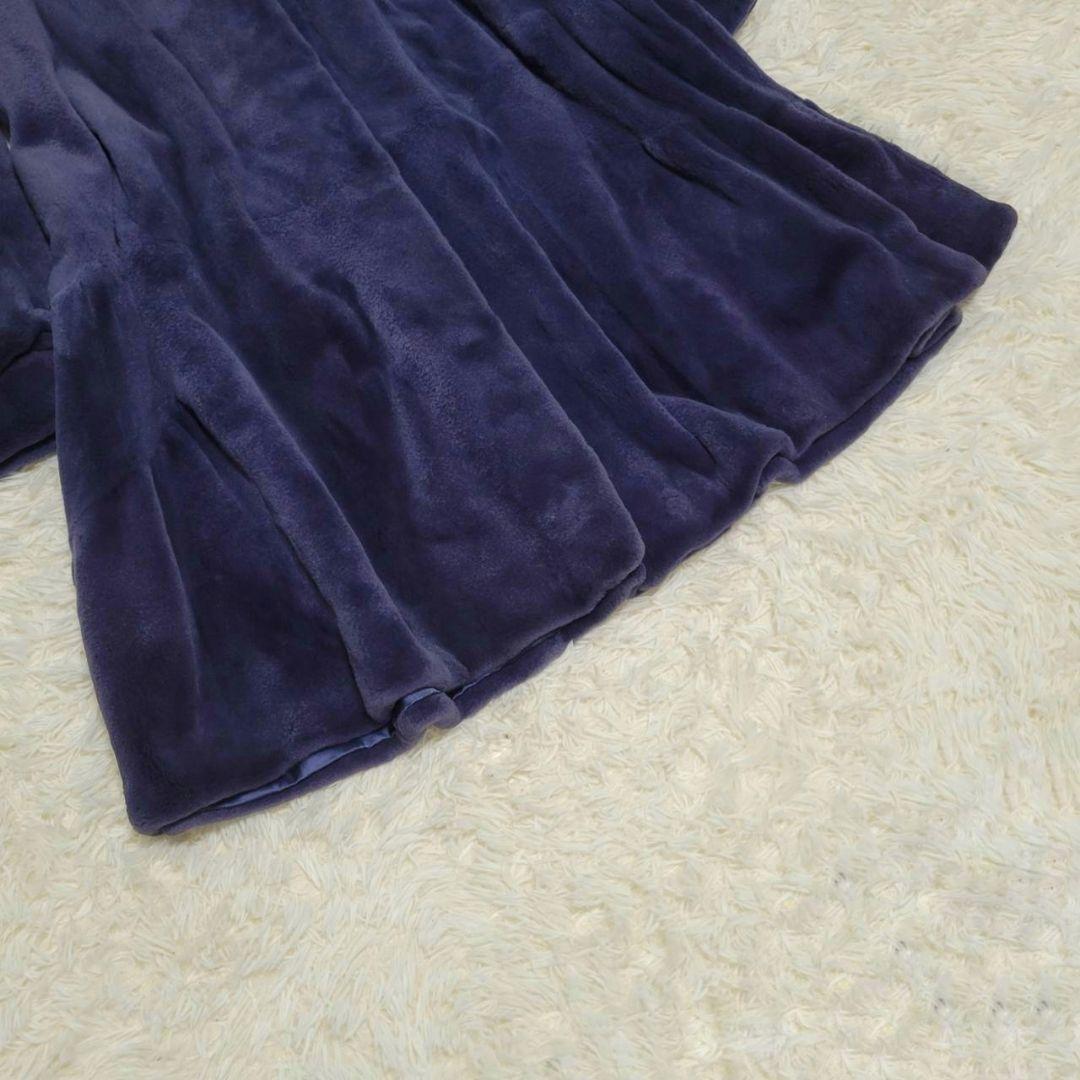 美品✨サガミンク　シェアードミンク　銀タグ　装飾ボタン　最高級　Aライン