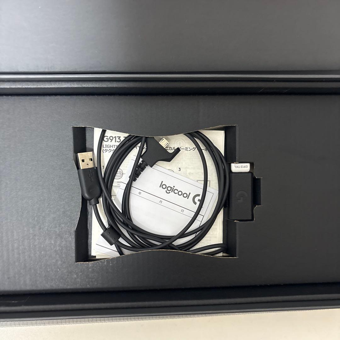 Logicool G913 TKL タクタイル 茶軸 ホワイト 無線