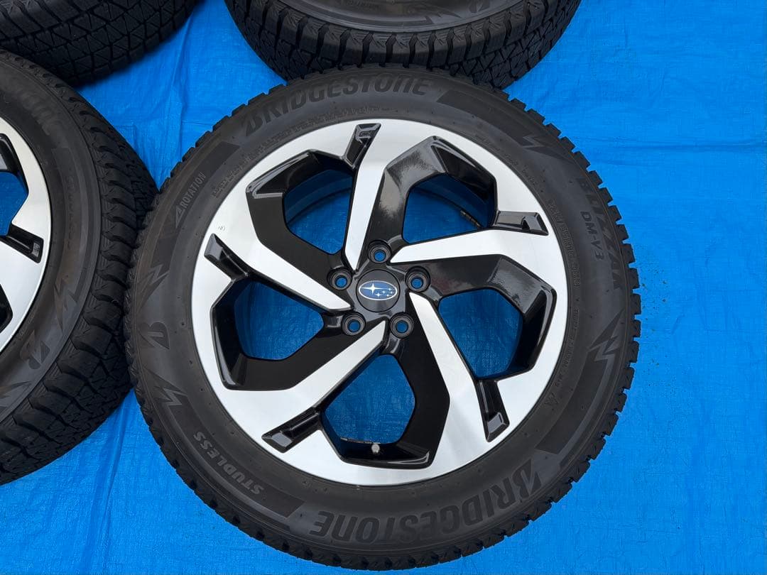 美品　エンケイ製　純正アルミ　フォレスター　ブリザック DM-V3 4本セット