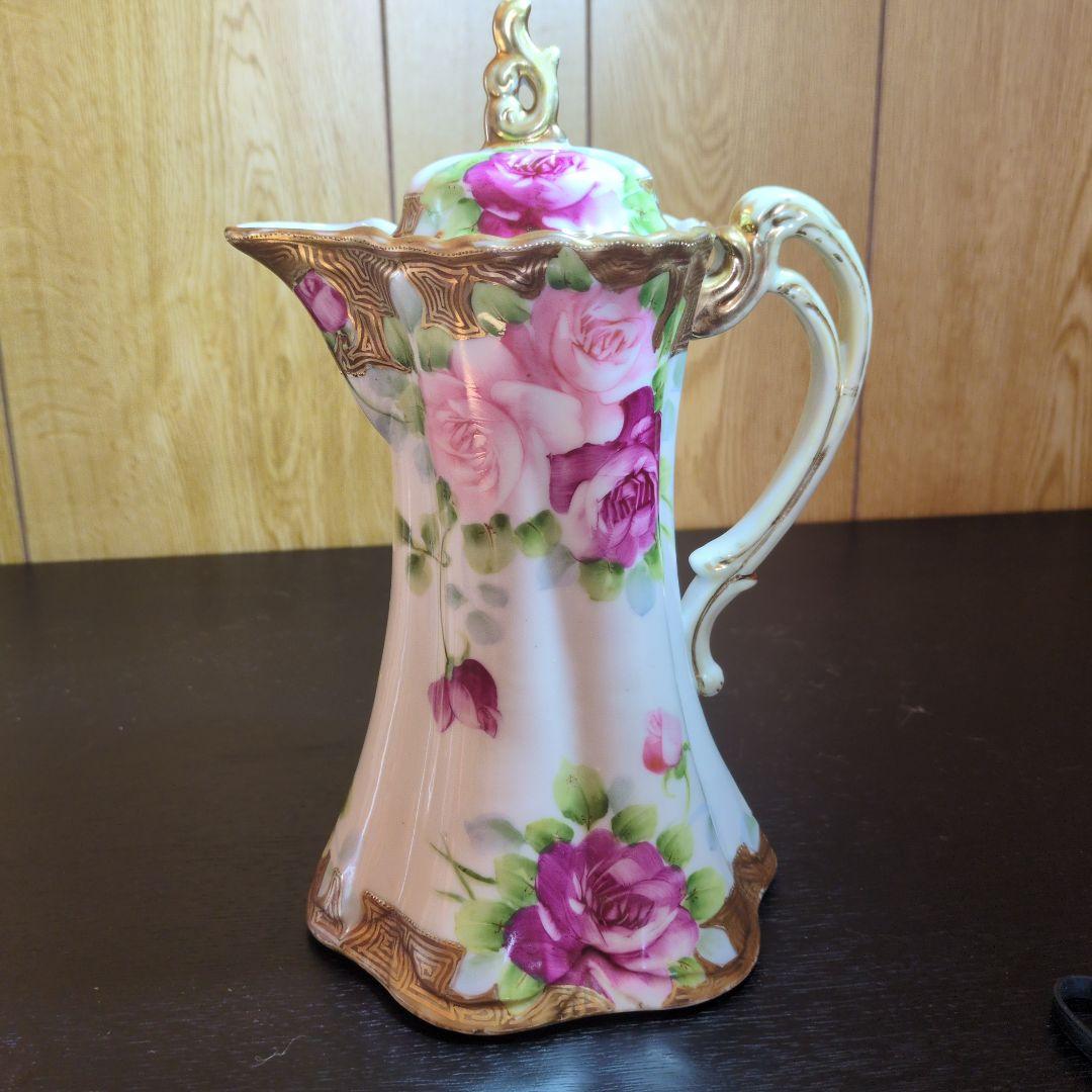 オールドノリタケティーポット 1910年-1921年頃　裏印M-nippon