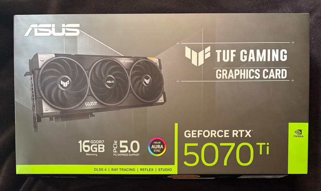 【新品未開封】 ASUS TUF RTX 5070 Ti 16GB OC