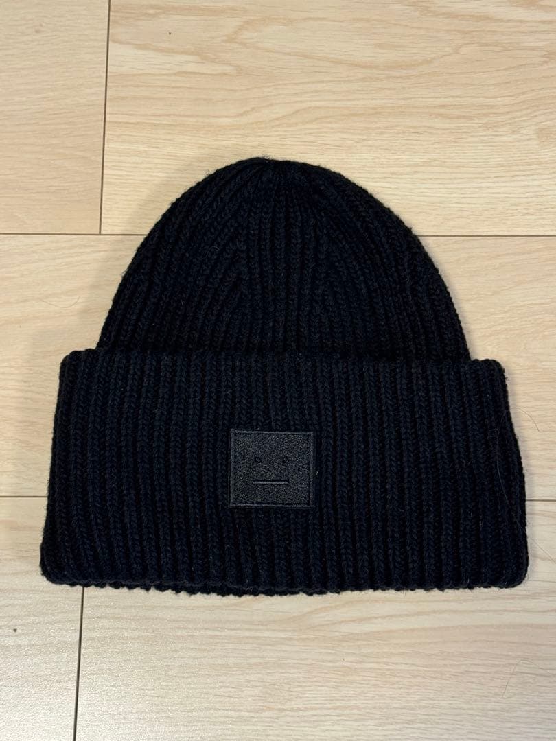 Acne Studios FACEロゴビーニー ニット帽　正規品
