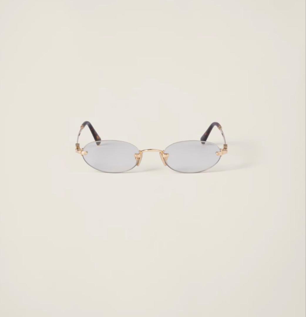 MIUMIU リムレス アイウェア