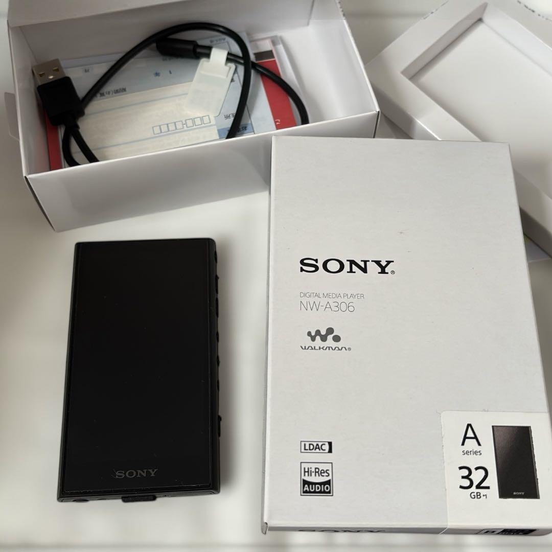 SONY NW-A306 デジタルオーディオプレーヤー 32GB ブラック