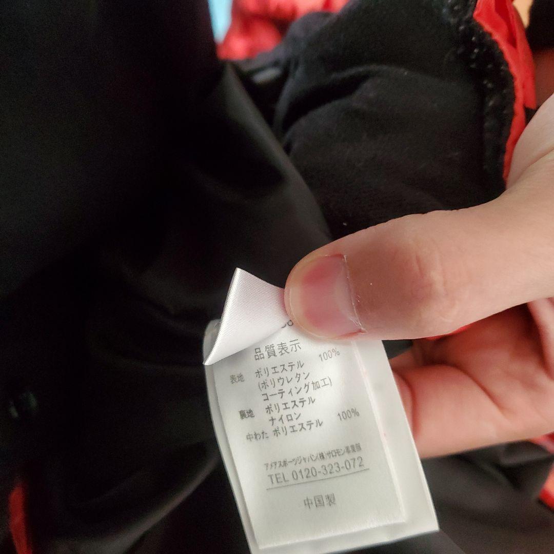 SALOMON フード付きオレンジジャケット