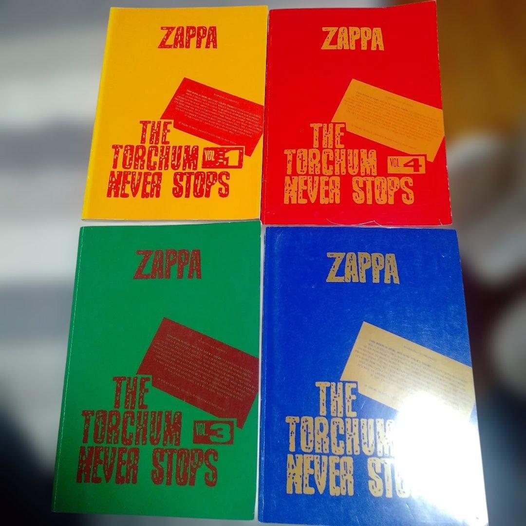 フランク・ザッパZAPPA THE TORCHUM NEVER 4冊セット