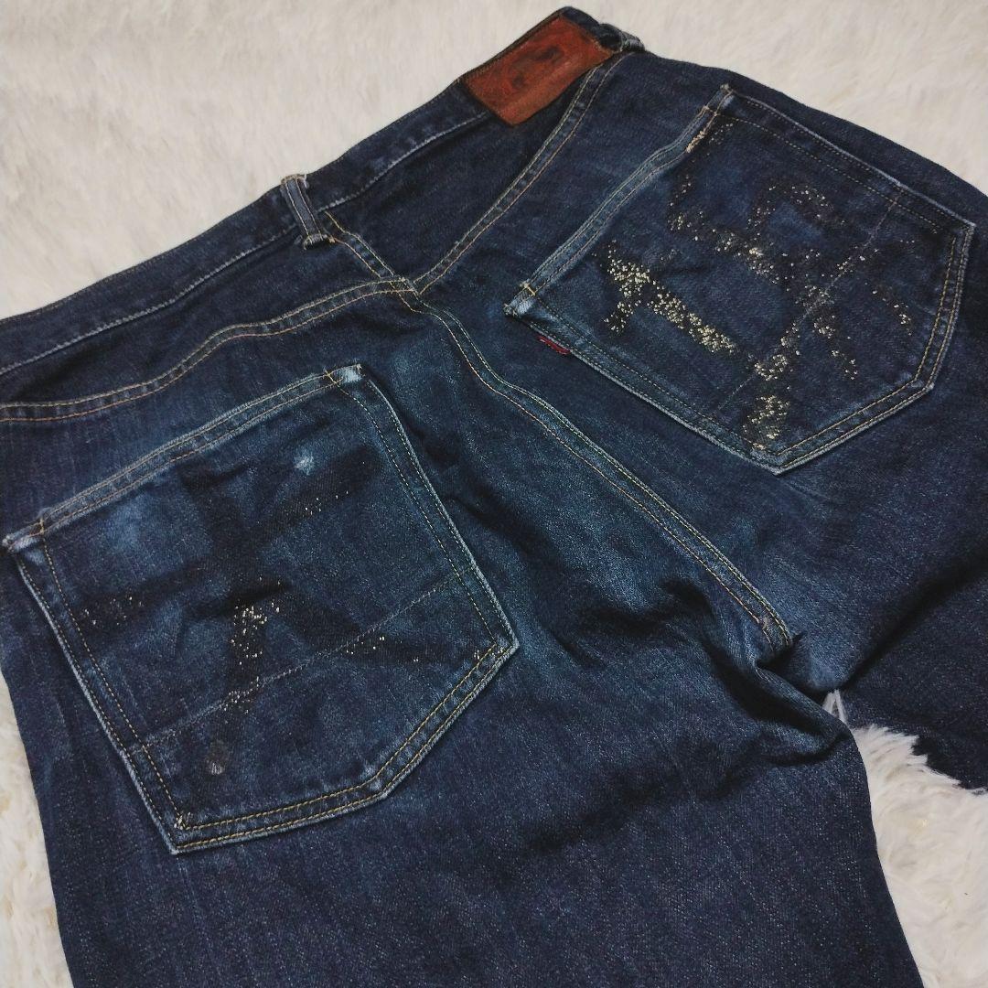 EVISU エビス 2001 大坂 濃紺 W33 赤耳 セルビッチ 日本製