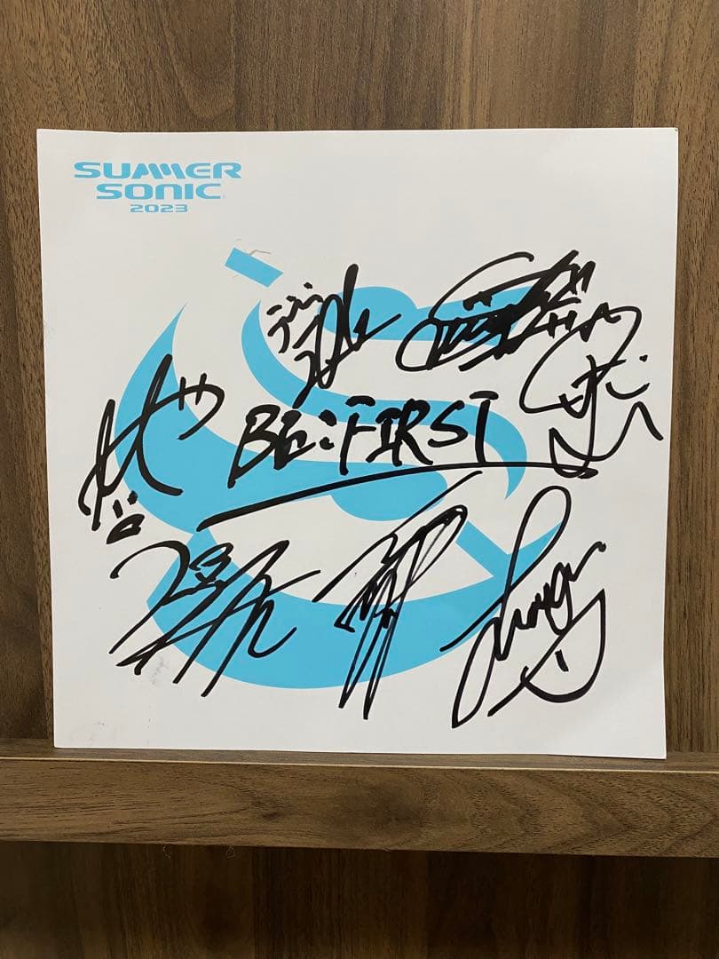K*様 BE:FIRST 直筆サイン 色紙 SUMMER SONIC 2023