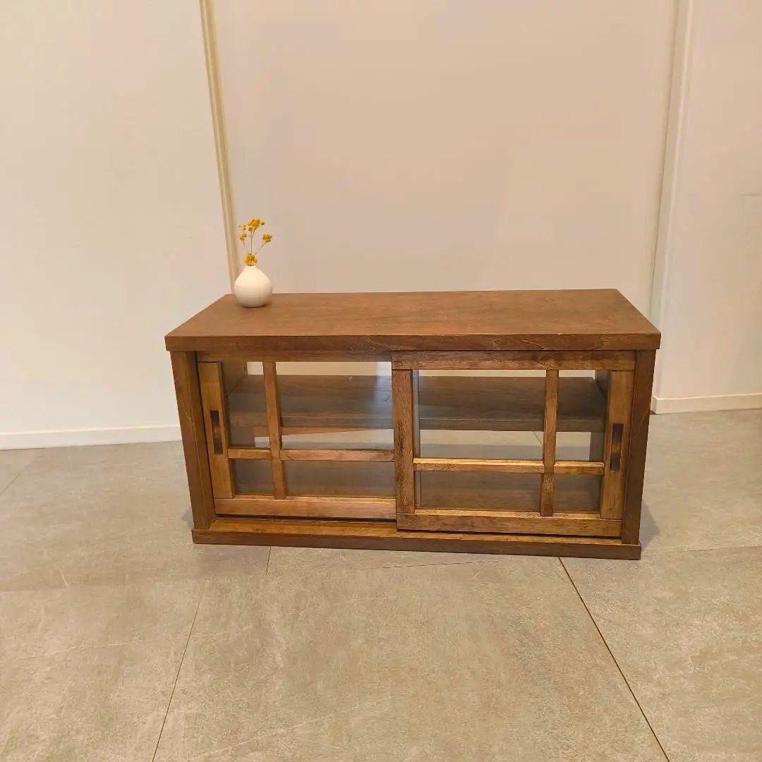 古道具ライク　水箪笥　カウンター　収納　ウォールナット　ヴィンテージ