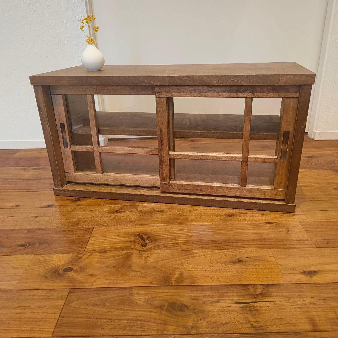 古道具ライク　水箪笥　カウンター　収納　ウォールナット　ヴィンテージ