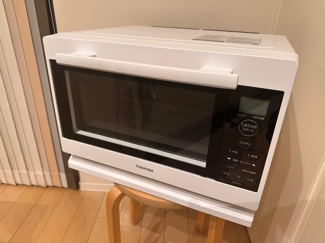 【完動品】東芝 ER-VS23(W) 単機能電子レンジ 2021年製