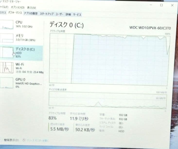 (値下げ)HP Pavilion 15 Corei5&メモリ8GB搭載