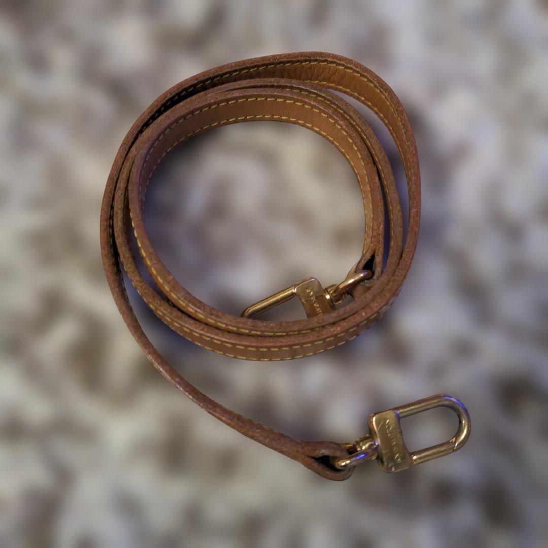 Louis Vuitton レザー ストラップ ブラウン