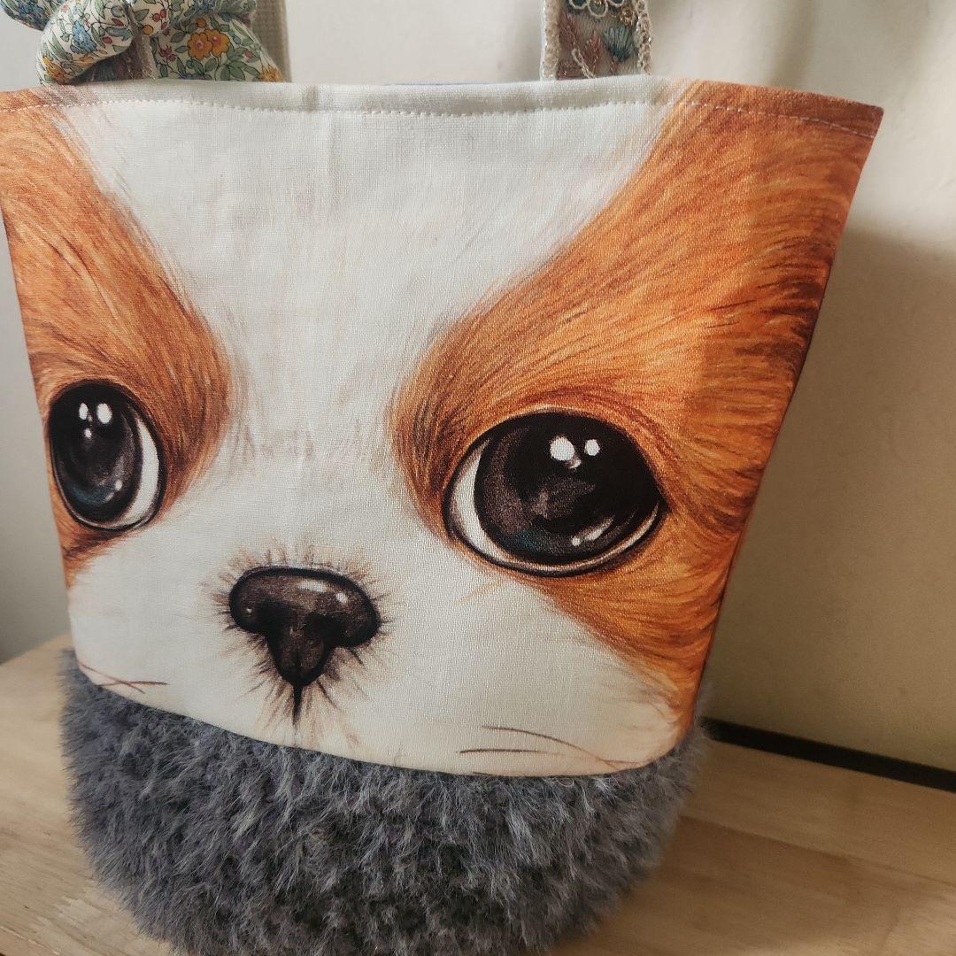 ゆ*ら様 コヤンイサムチョン　あんこちゃんの毛糸のカゴバック　ハンドメイド